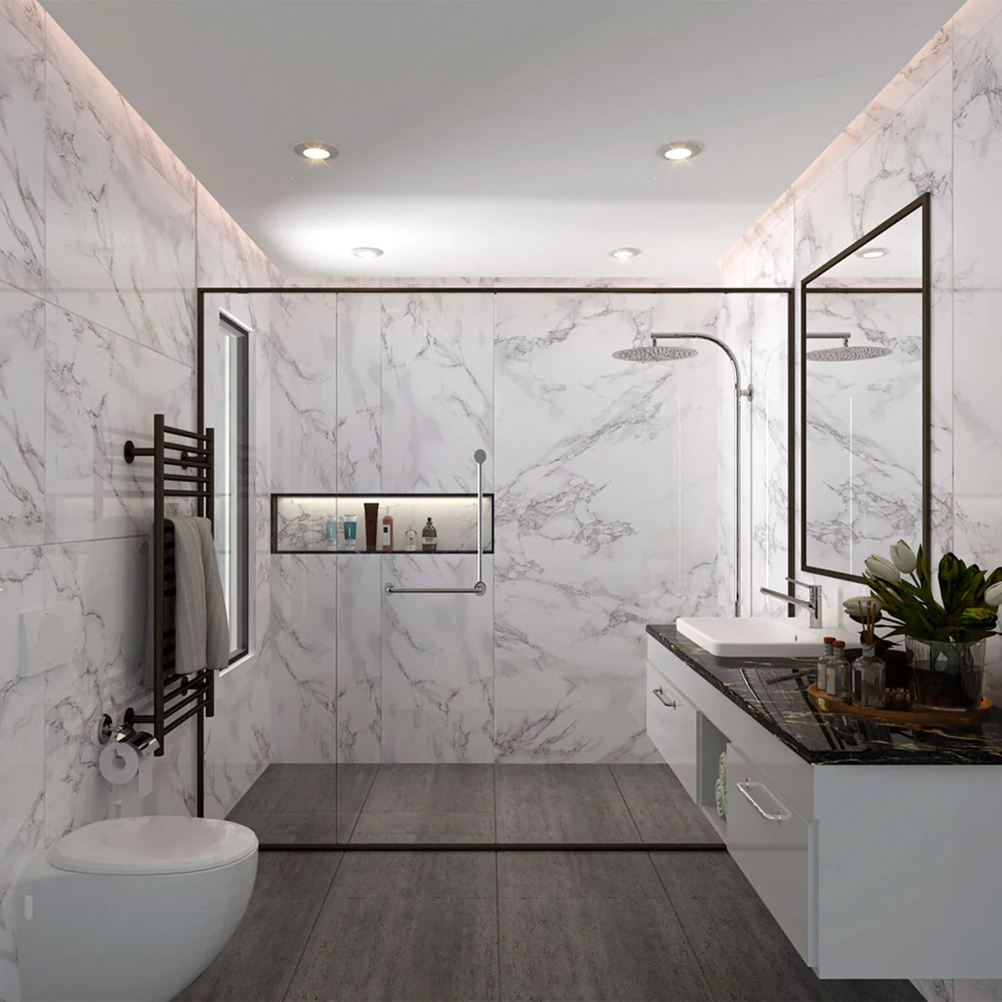 Calacatta Marble Waterproof Panel