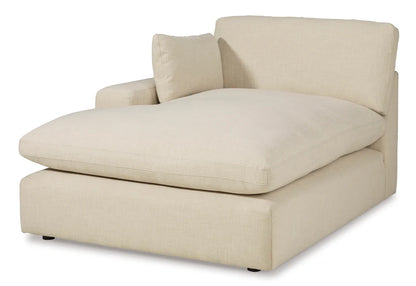 Elyza Linen 10-Pieces LAF Sectional with Chaise