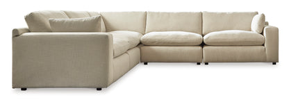 Elyza Linen 5-Piece Sectional