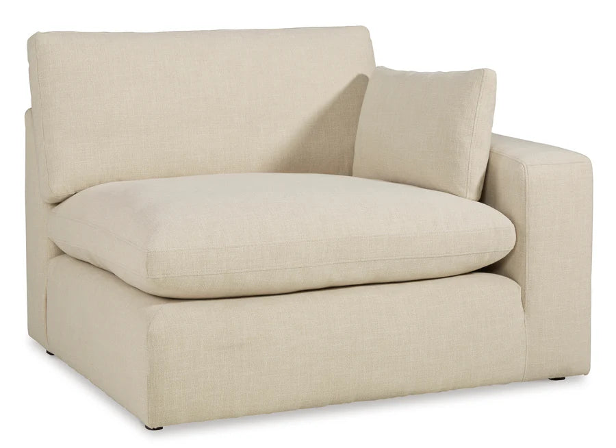 Elyza Linen 10-Pieces LAF Sectional with Chaise