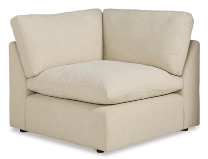 Elyza Linen 10-Pieces LAF Sectional with Chaise