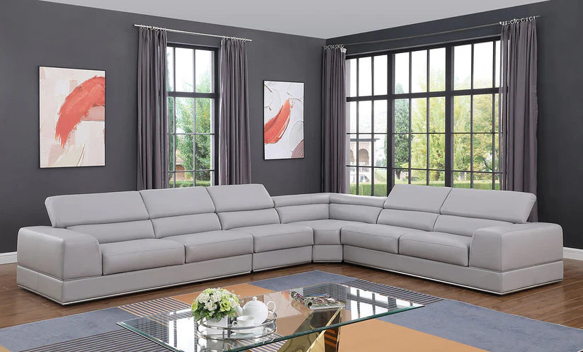 Pella Light Gray Sectional 4-Piece