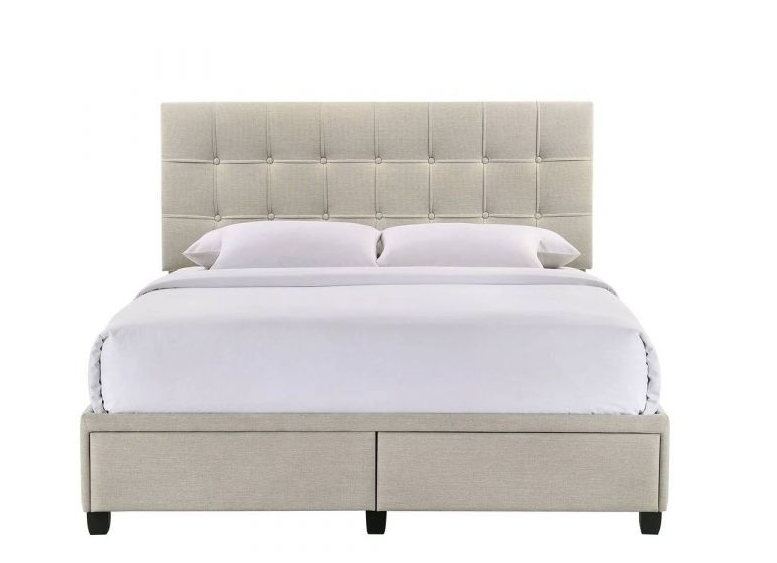 Hacienda Queen Storage Bed in Tacoma Oak White