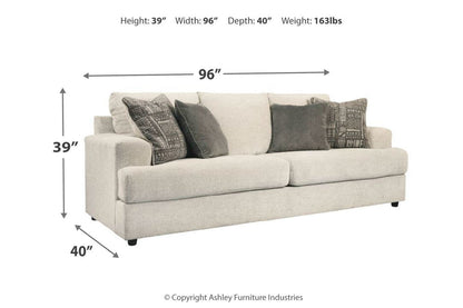 Soletren Stone Sofa and Loveseat