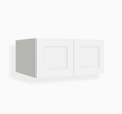 White Shaker 36″ W Refrigerator Wall Cabinet