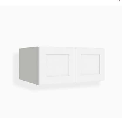 White Shaker 33″ W Refrigerator Wall Cabinet