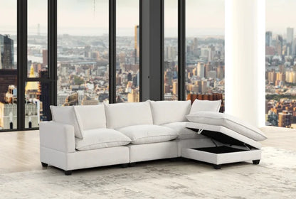 CLOUD2 - Sand Modular Sectional (BOUCLE FABRIC)