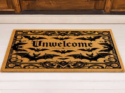 Unwelcome Halloween Doormat