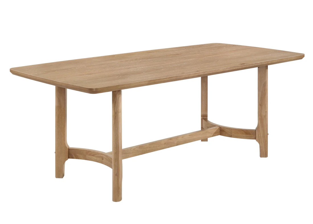 Arden Warm Wood/Beige Dining Set