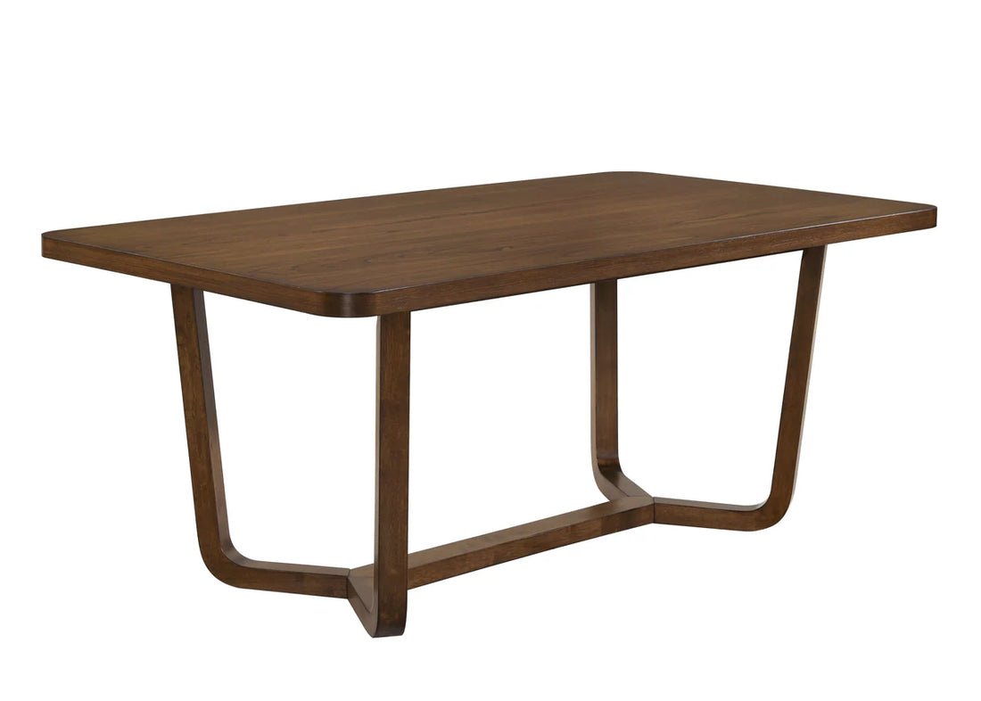 Salerno Beige/Brown Dining Set