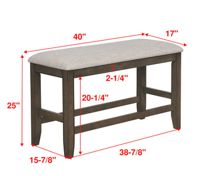 Fulton Gray Counter Height Dining Set