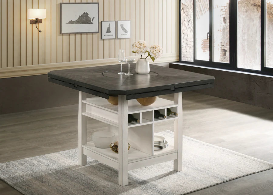 Conner Chalk/Gray Counter Height Dining Set