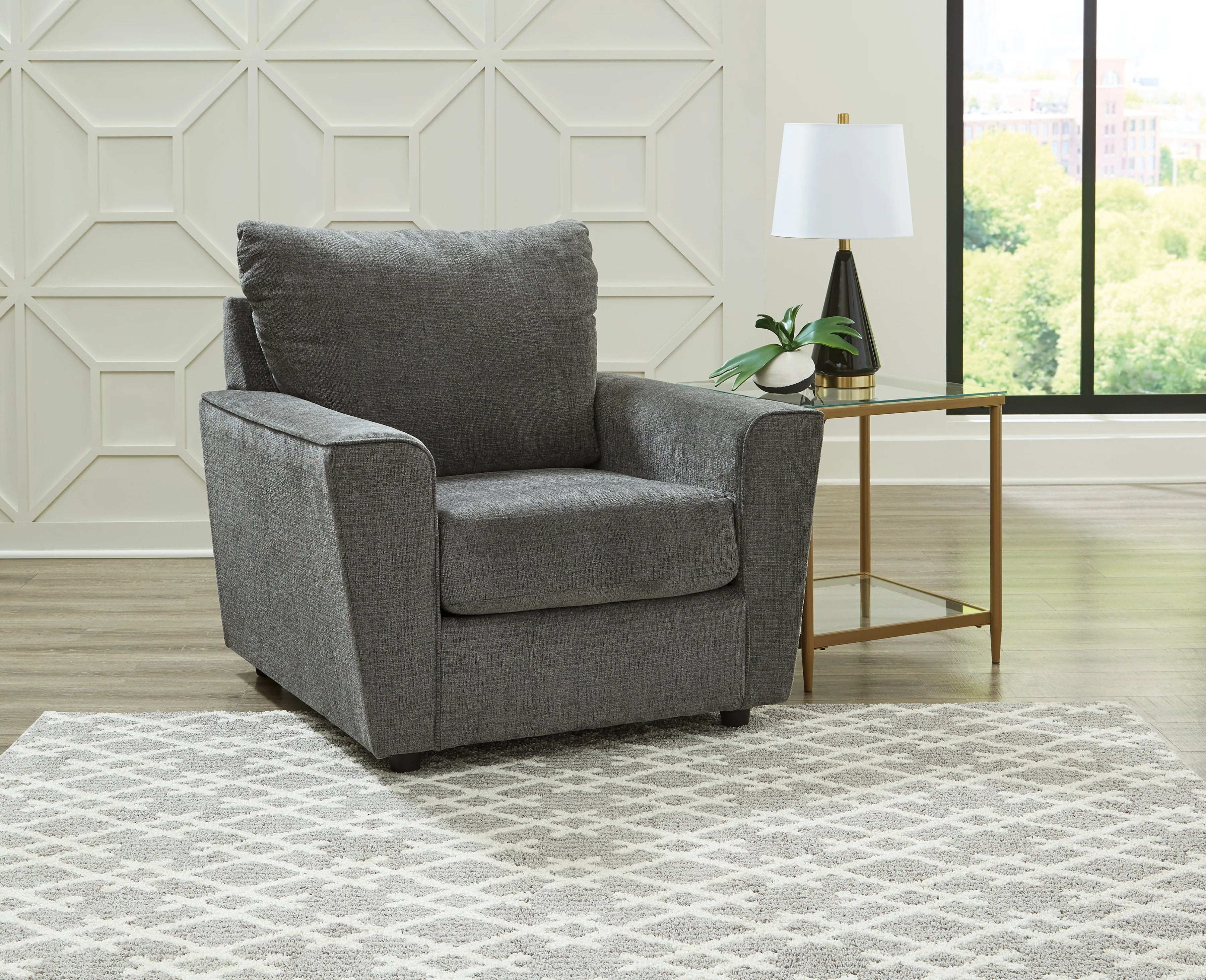 Stairatt Charcoal Living Room Set