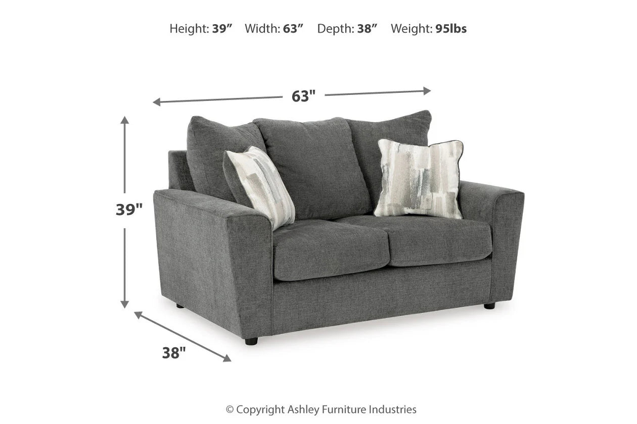 Stairatt Charcoal Living Room Set