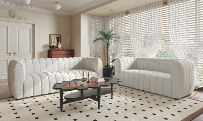 Aversa White Sofa Off