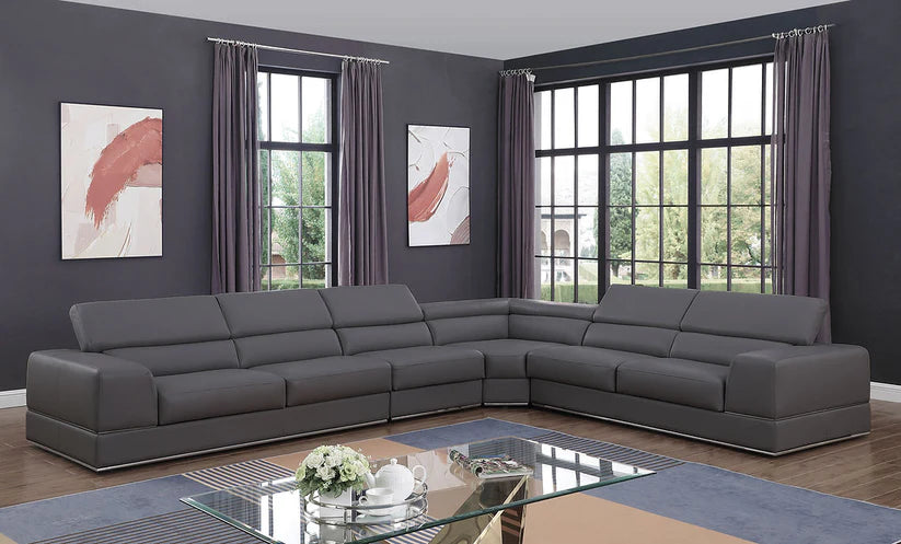 Pella Dark Gray Sectional 4PCS