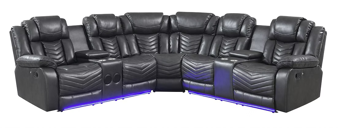 Conjunto de sofá reclinable Dallas Camel