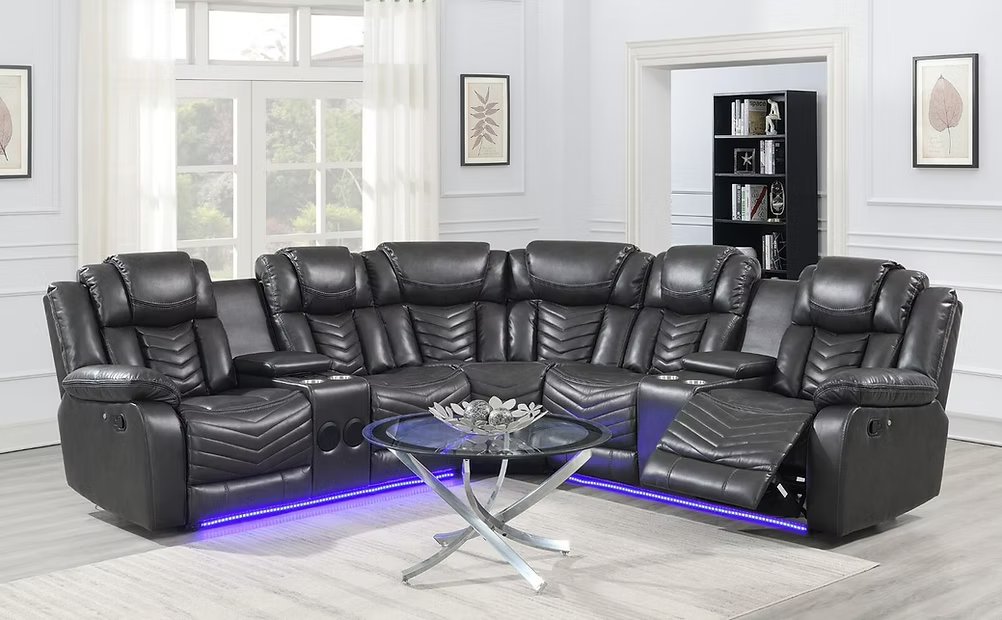 Conjunto de sofá reclinable Dallas Camel