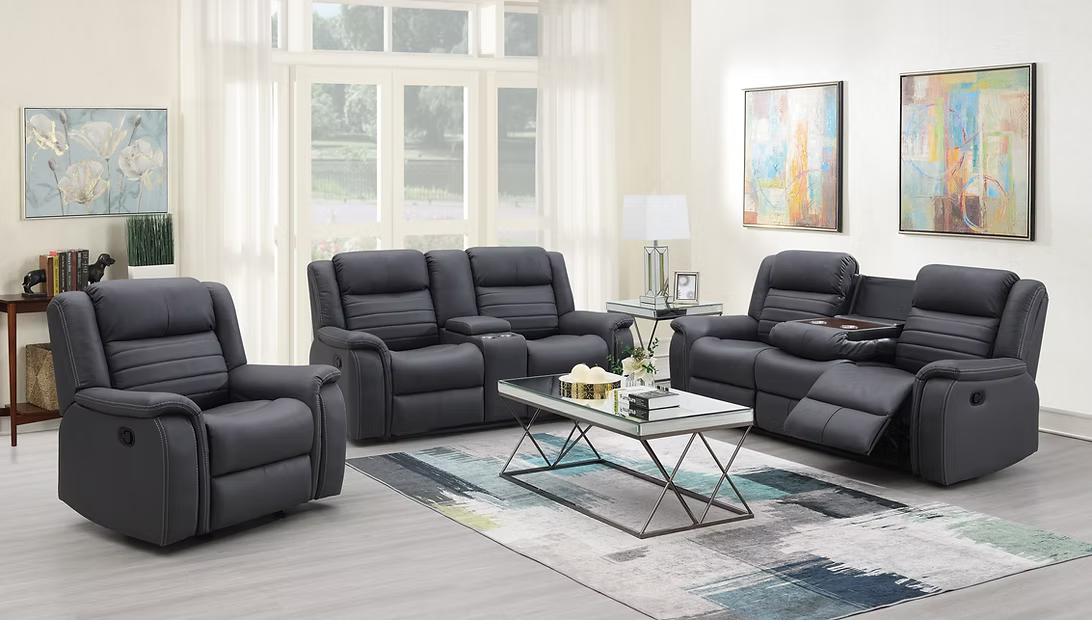 Max Gray Reclining Set S7330