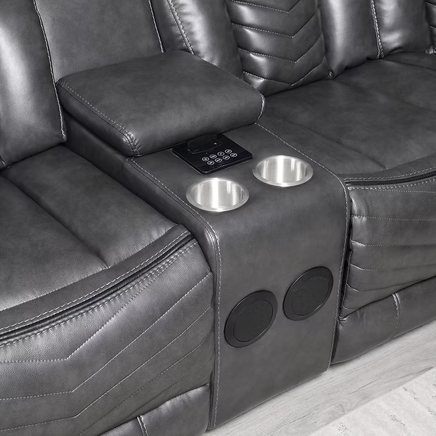 Conjunto de sofá reclinable Dallas Camel