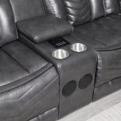 Conjunto de sofá reclinable Dallas Camel