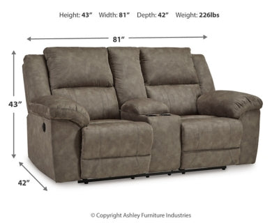 Laresview Fossil Gray Reclining Living Room Set