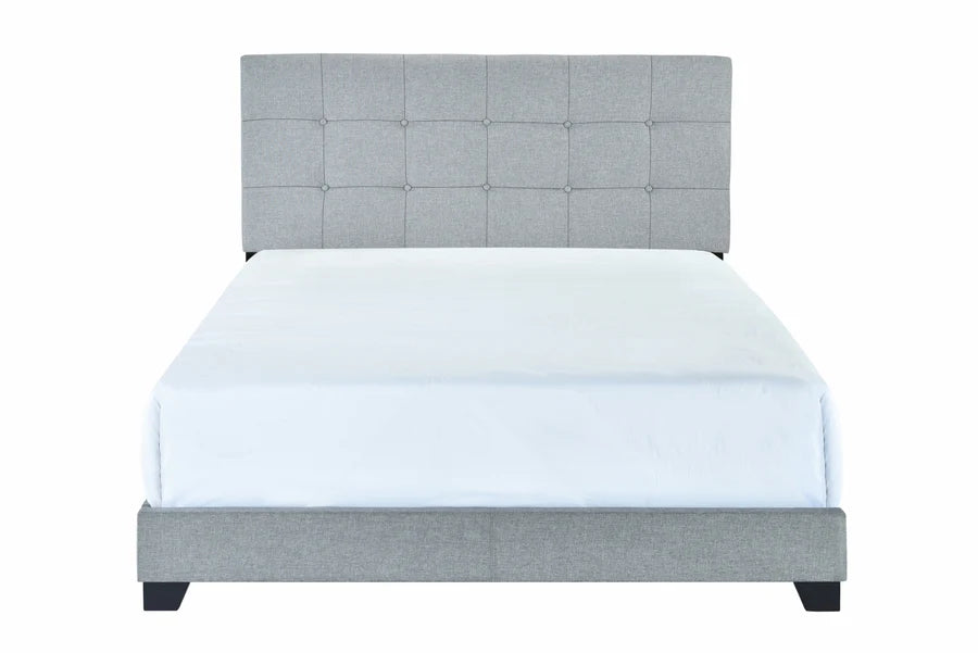 Florence Gray King Upholstered Bed