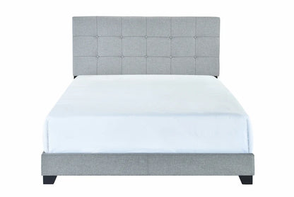 Florence Gray King Upholstered Bed