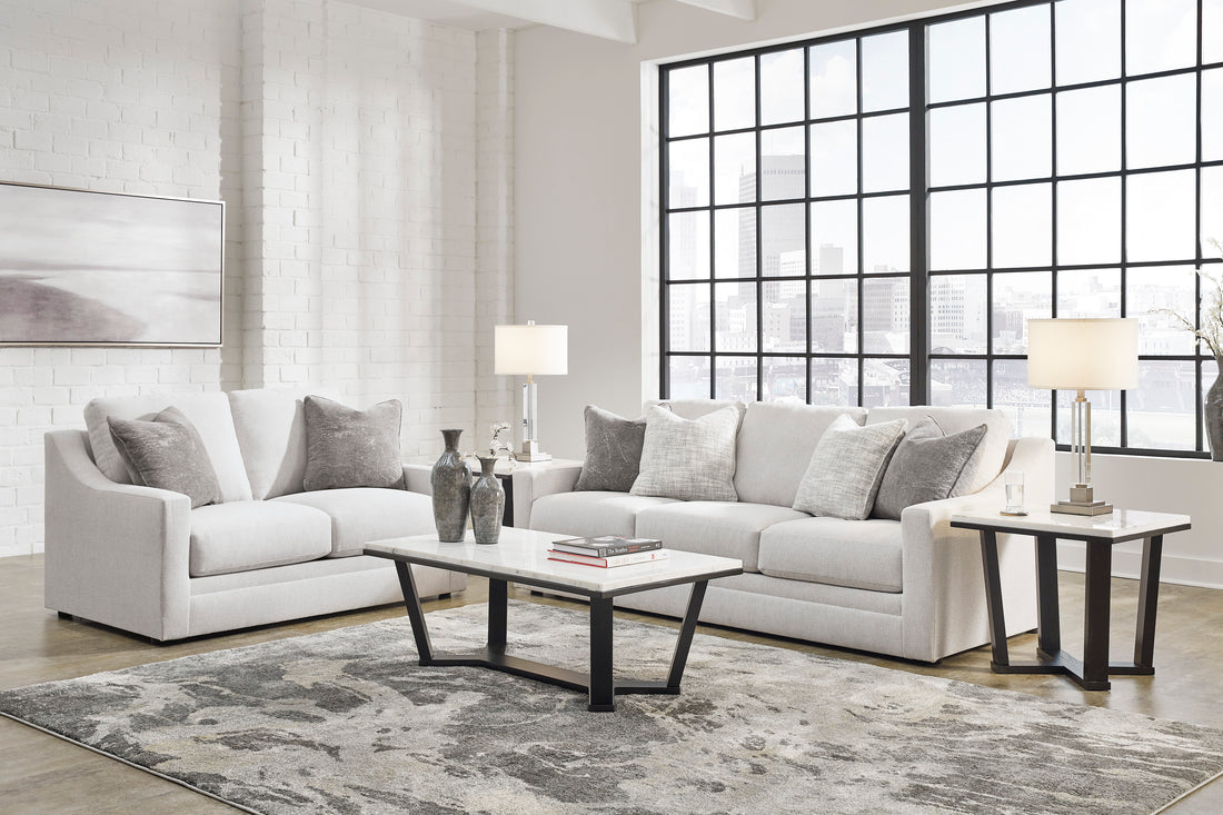 Maitelynn Chalk Living Room Set