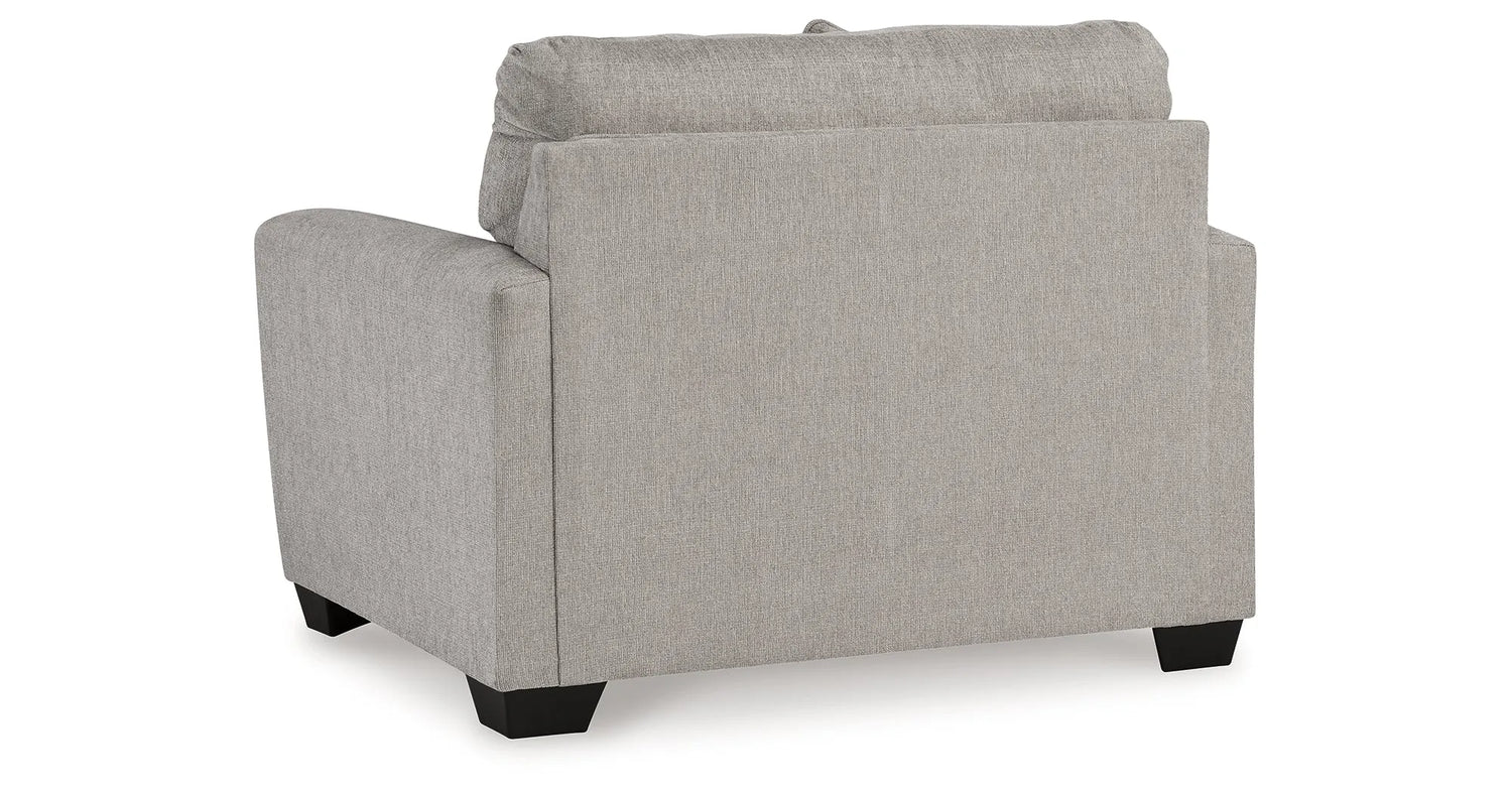 Avenal Park Flannel Chair &amp; Ottoman Set