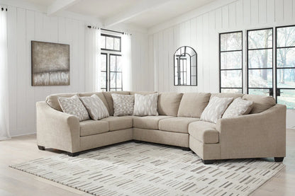 Brogan Bay Cork 3-Piece Cuddler Sectional