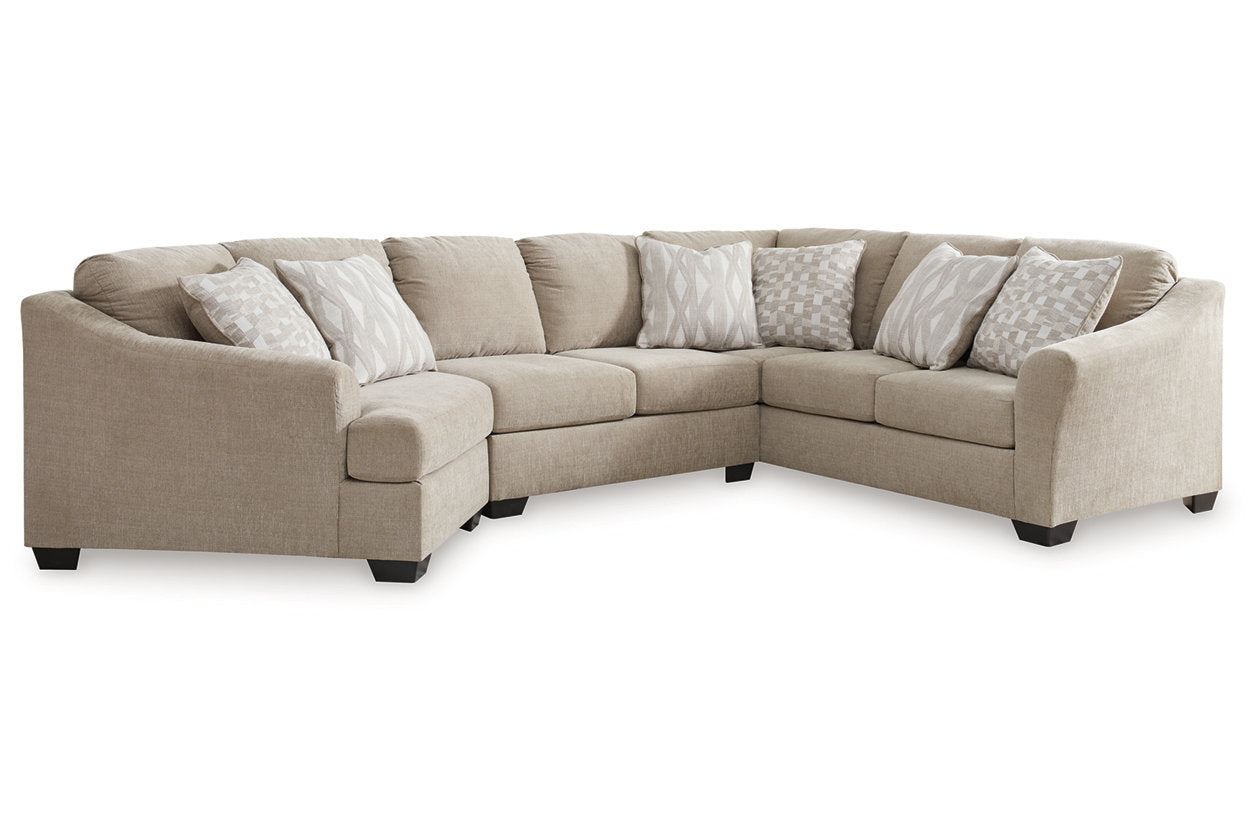 Brogan Bay Cork 3-Piece Cuddler Sectional