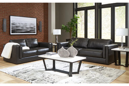 Amiata Onyx Sofa and Loveseat