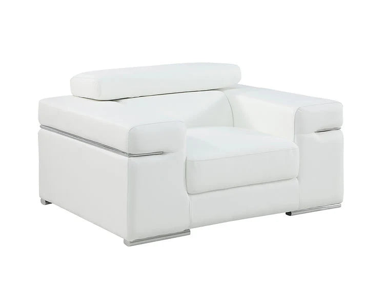 Soho White 2pc Love Seat and Sofa