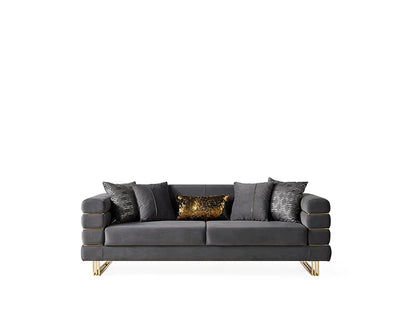 Luma Grey Sofa and Loveseat