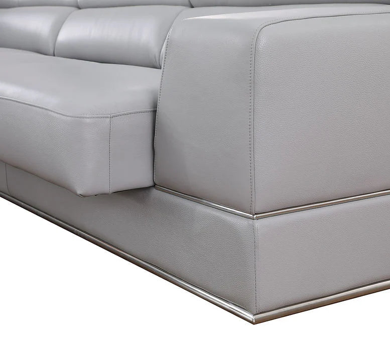 Pella Light Gray Sectional 4-Piece