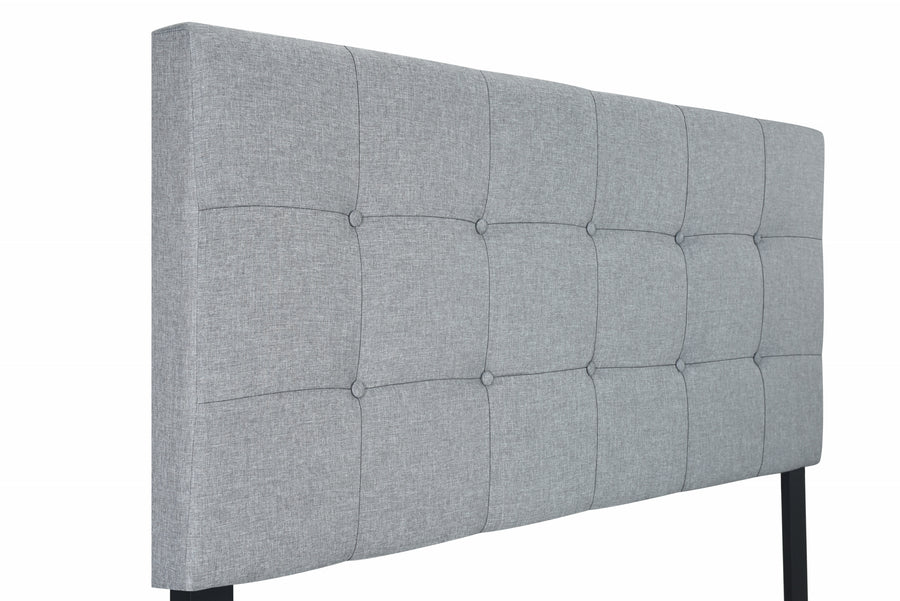 Florence Gray King Upholstered Bed