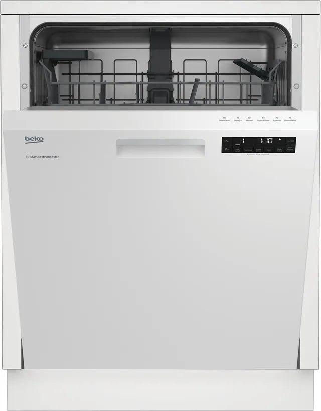 Beko 24&quot; White Built In Dishwasher - Decohub Home