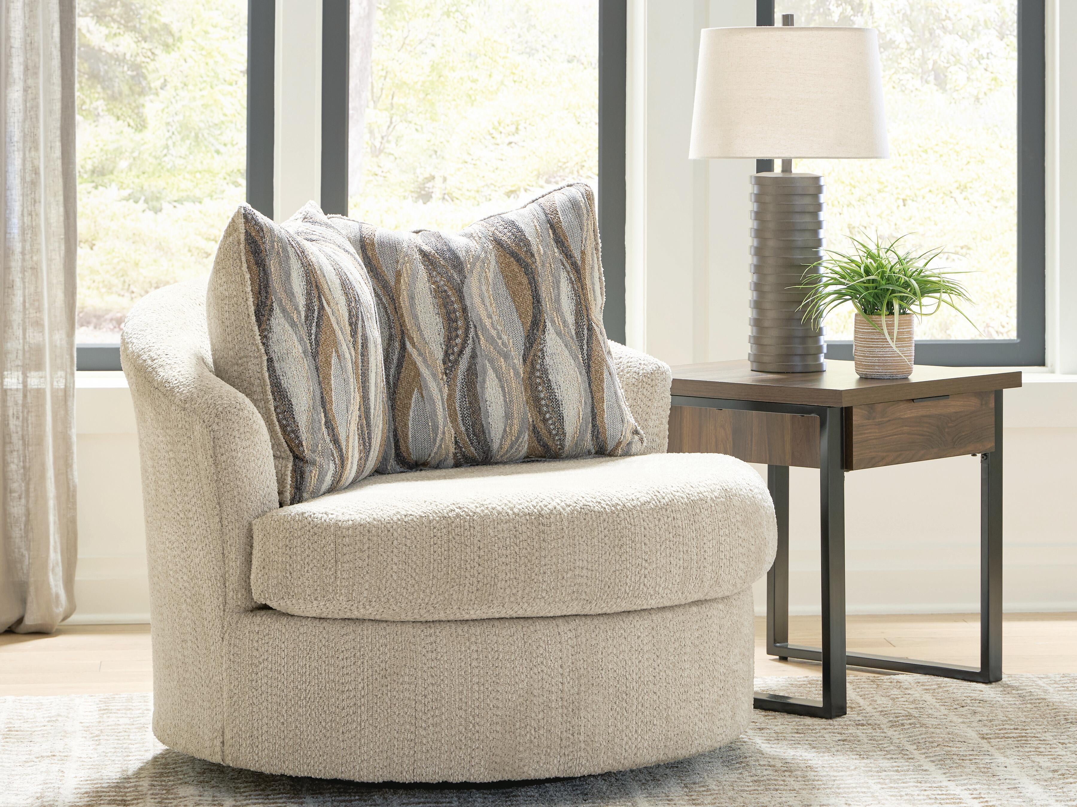 Loftwood Contemporary Swivel Accent Chair