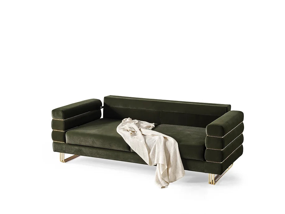 Luma Emerald Sofa and Loveseat