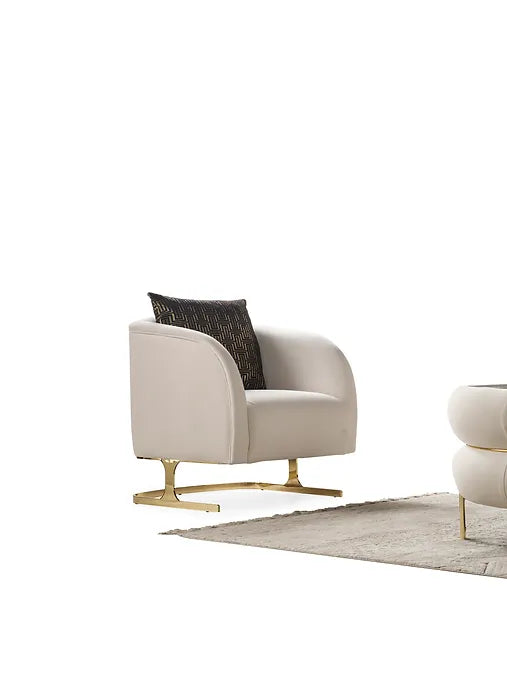 Luma White Sofa and Loveseat