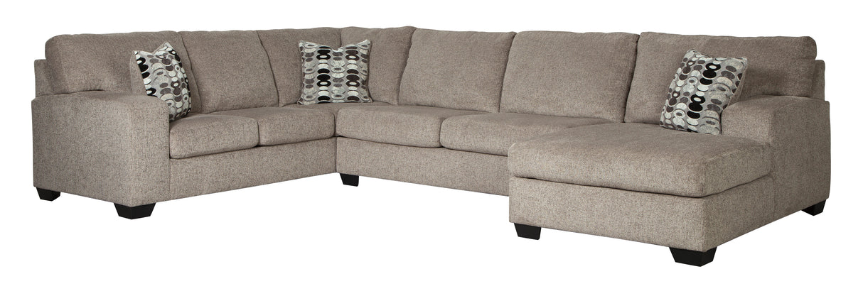 Ballinasloe 3-Piece Sectional with Chaise - LAF/RAF