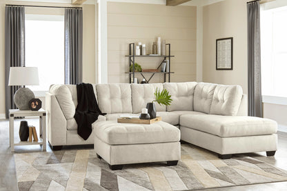 Falkirk Parchment 2-Piece Chaise Sectional RAF