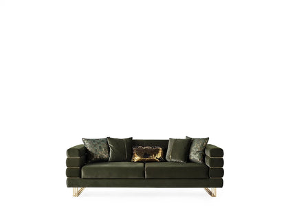 Luma Emerald Sofa and Loveseat