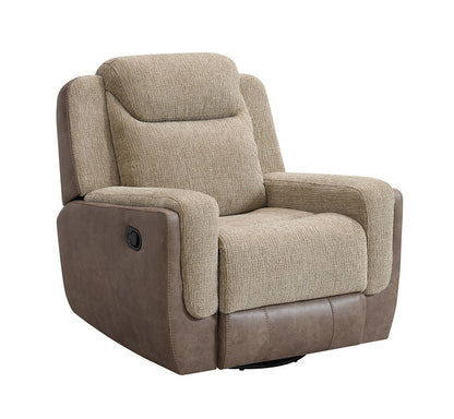 Wilbert Brown Reclining Set 3pcs