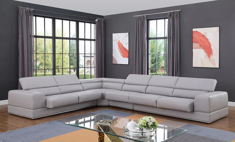 Pella Light Gray Sectional 4-Piece