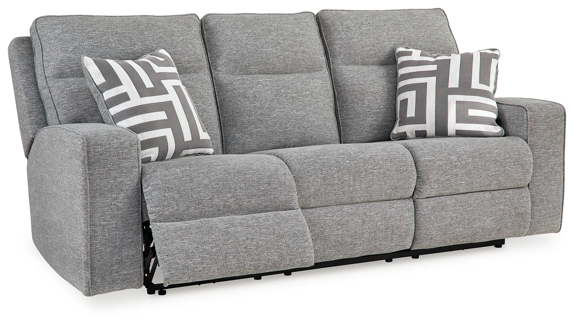 Biscoe Pewter 3-Pieces Power Reclining Living Room Set