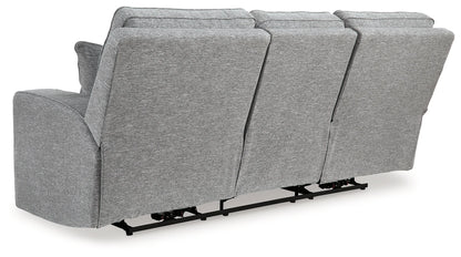 Biscoe Pewter 3-Pieces Power Reclining Living Room Set