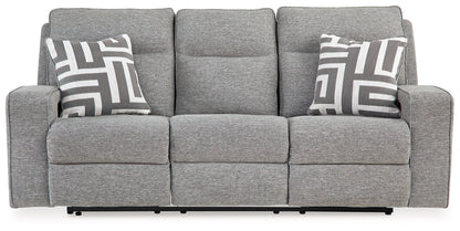 Biscoe Pewter 3-Pieces Power Reclining Living Room Set