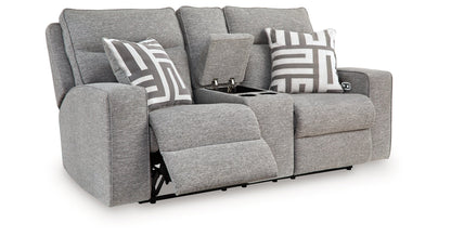Biscoe Pewter 3-Pieces Power Reclining Living Room Set